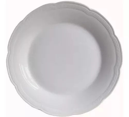 TSUJI Decorado-1800 PLATO PLAYO blanco 27CM
