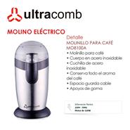 ULTRACOMB MO8100A MOLINILLO CAFÉ