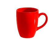 UNIVERSO DECO 002-0201 JARRO GRANDE CONICO ROJO