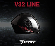 VERTIGO V32 LINE CASCO MOTO INTEGRAL Talle S- M- L - XL