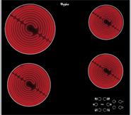 WHIRLPOOL AKT8090L ANAFE EMPOTRAR ELEC. 4 H. VITROCERAMICO Touch