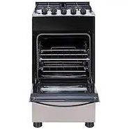 WHIRLPOOL WFO4NBR COCINA TRAD. 50cm INOX.  Encendido Luz