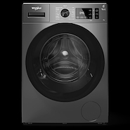 WHIRLPOOL WNQ80AS LAVARROPA CARGA FRONTAL 1200 rpm 8 Kgs. INVERTER Titanio