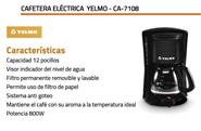YELMO CA-7108 CAFETERA DE FILTRO 12 pocillos
