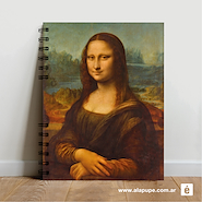 A LA PUPÉ Cuaderno 16 X 21 80 H. Rayado Serie Artistas - Con Elastico