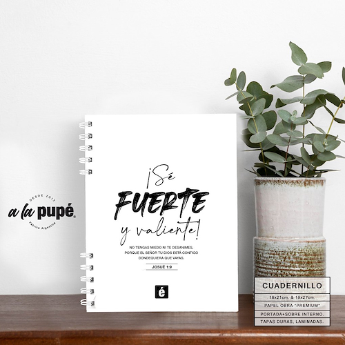 A LA PUPÉ Cuaderno 16 X 21 80 H. Rayado Serie Amado - Con Elastico
