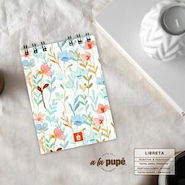 A LA PUPÉ Libreta 10,5 X 17 80 H. Liso Con Elastico