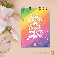 A LA PUPÉ Libreta 10,5 X 17 80 H. Liso Serie Amado - Con Elastico