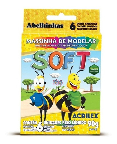 ACRILEX Masa soft x 6 Juegos