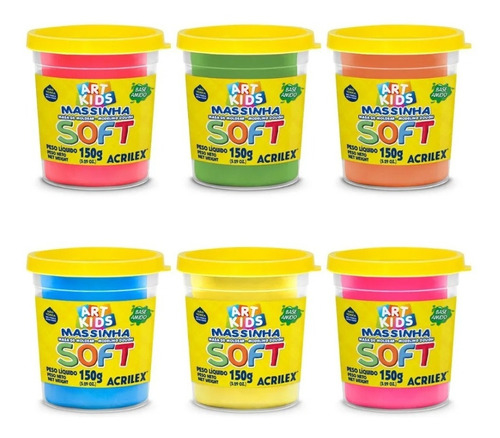 ACRILEX Masa soft x 150 grs. Juegos