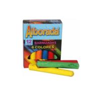ALBORADA Tiza Color X 12 Arte Escolar