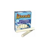 ALBORADA Tiza Blanca X 12 Arte Escolar