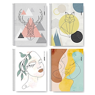 ARTE Cuaderno A4 Minimalist 80 H Liso