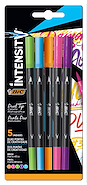 BIC Marcadores intensity x 5 Doble punta Marcador punta pincel y Microfibra