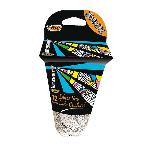 BIC Vaso Intensity x12 Marcadores Permanentes