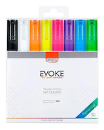 BRW Marcadores de Tiza Liquida x 8 Colores Punta 6 mm.