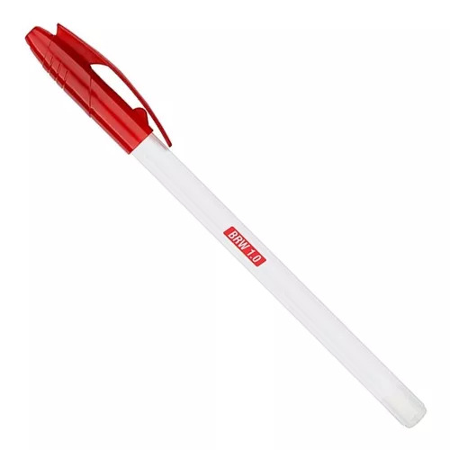 BRW Boligrafo 1MM cuerpo redondo Rojo Escritura
