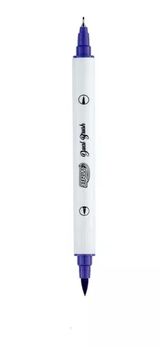 BRW Marcadores Dual Brush Unidad Punta pincel + Microfibra Punta 0.4 mm