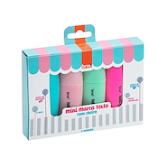 BRW Resaltador x 4 Mini Pastel con aroma x 4 colores