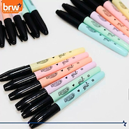BRW Resaltador fino Pastel Punta biselada
