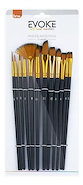 BRW Pinceles De Cabo Corto Redondeado Blister x 12 pinceles