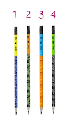 BRW Lapiz HB Raptors Lapiz negro HB