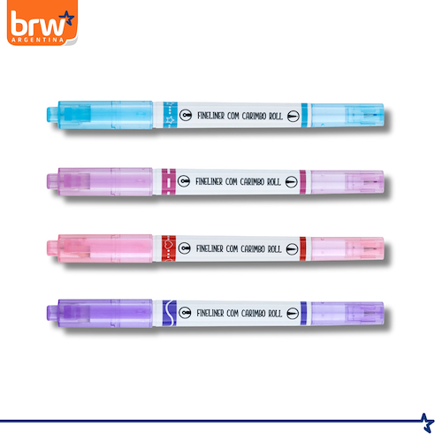 BRW Marcadores Fineliner 0.4Mm C/ Sello Escritura Artistica