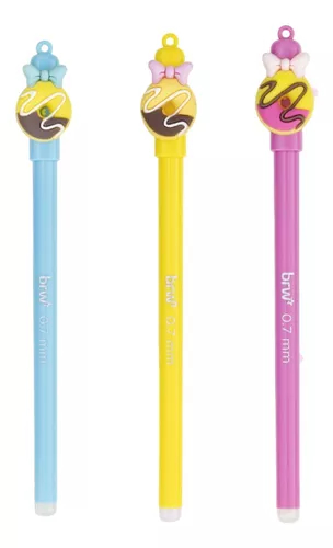 BRW Boligrafo Borrable Divert Gel 0.7Mm Donuts Escritura Artistica