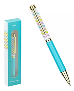 BRW Boligrafo Metálico - Escritura Artistica Diseños Varios C/ Caja Regalo