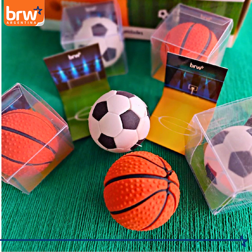 BRW Gomas De Borrar Diseño Pelota Goma de borrar