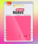 BRW Smart Note Cut love 30 hojas 70 x70