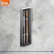 BRW Boligrafo metalicos x2 star Caja de Presentación- dorado y plata