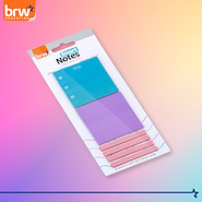 BRW Notas Adhesivas + marca texto aurora Organizadores
