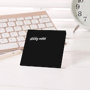 BRW Notas Adhesivas Smart Note BLACK Block de 50 hojas con medida 76 mm x 76 mm