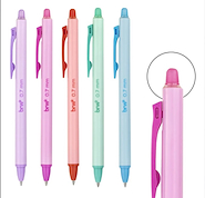 BRW Boligrafos Borrables Retractil Gel Escritura Artistica blister x 5