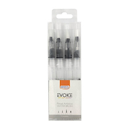 BRW Pinceles con Deposito de Agua Blíster x4 pinceles de dif medidas