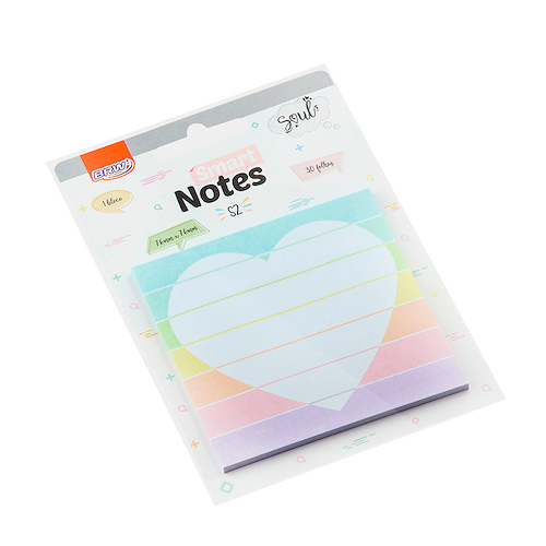 BRW Notas Adhesivas Smart Note Lover 30 hojas 76x76