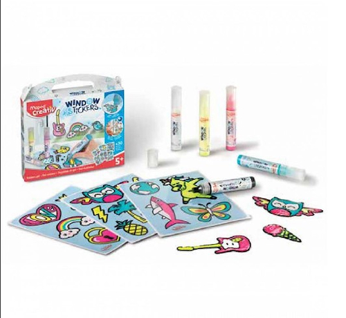CHIDO Kit Didactivo Stickers Creador de stikers p/ventana