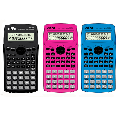CIFRA Calculadora Cientifica Solar/Bateria Sc-820 Calculadora