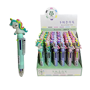 COLOURS Boligrafo Multi Unicornio Pastel Escritura  X6 Colores