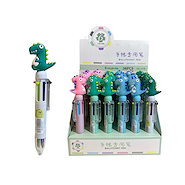 COLOURS Boligrafo Multi Dinosaurio Escritura X6 Colores