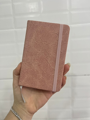 COLOURS Libreta A7 Soft Pastel Libreta con Elastico