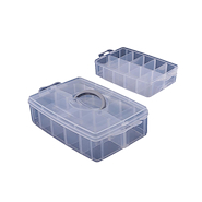 COLOURS Caja Plastica con Manija Organizadores 10 Divisiones