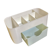 COLOURS Organizador Plastico Con cajon + 8 Compartimientos