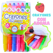 COLOURS Crayon giratorio  x6 Con aroma