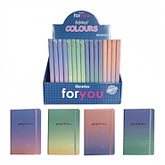 COLOURS Libreta A5 Pastel Degrade Libreta con Elastico