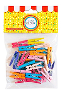 COLOURS Broche Madera Color X36 - 3 cm Varios Oficina