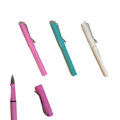 COLOURS Boligrafo Pastel con Clip metalico Escritura