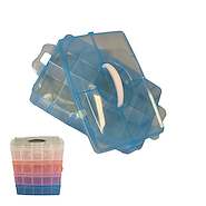 COLOURS Caja Plastica con Manija Organizadores 10 Divisiones