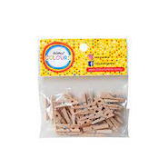 COLOURS Broche Madera natural X36 - 3 cm Varios Oficina